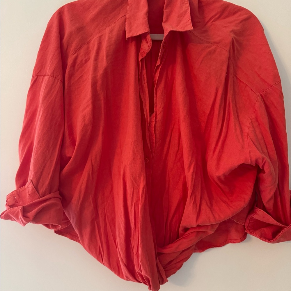 Young Fabulous & Broke coral Tourist top